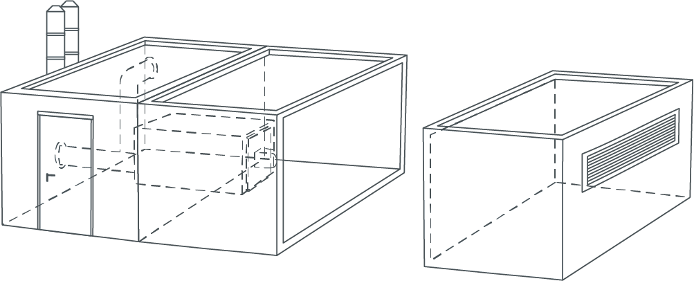 Großraummodule von Beton Kemmler