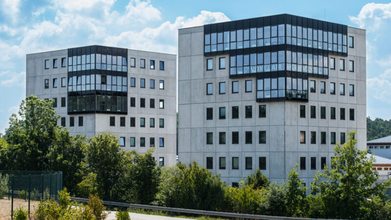 Die Wolff-Tower gebaut aus Betonfertigteile