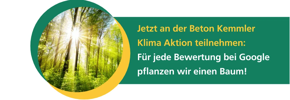 Klimaschutz Googlebewertung, jetzt an der Aktion teilnehemn. Für jede Bewertung wird ein Baum gepflanzt.
